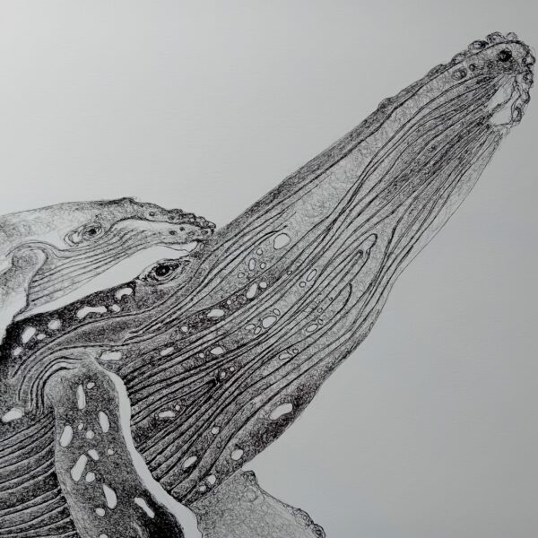 Original drawing, whale art. - Image 8